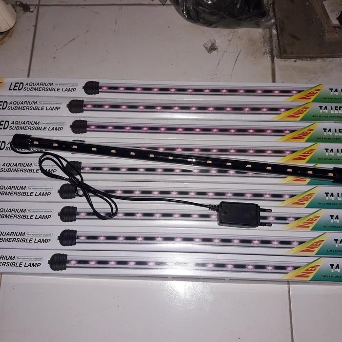 LAMPU LED CELUP AQUARIUM 50CM ( MERAH/PUTIH )