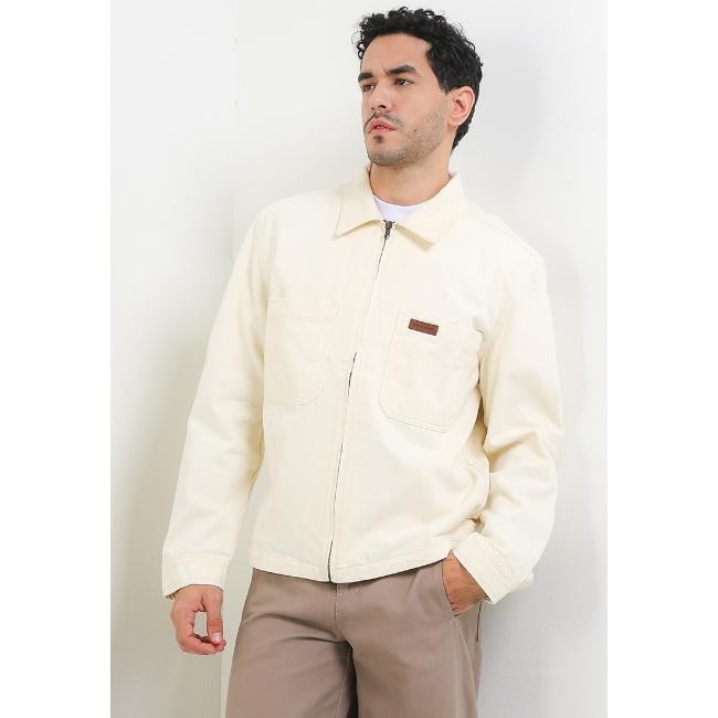 Hush Puppies Jaket Denim Pria Rummel Off White