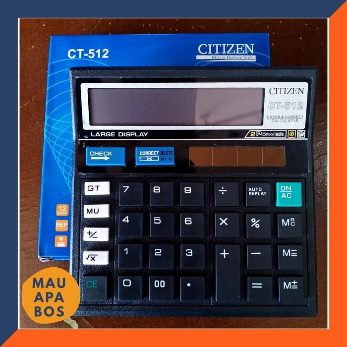 

kalkulator citizen 12 digit kode 975