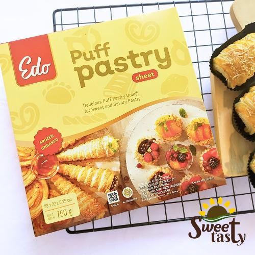 

IGIH- Edo Pastry Puff Sheet Kulit Pastry Edo Lembaran 375 - 750 Gram