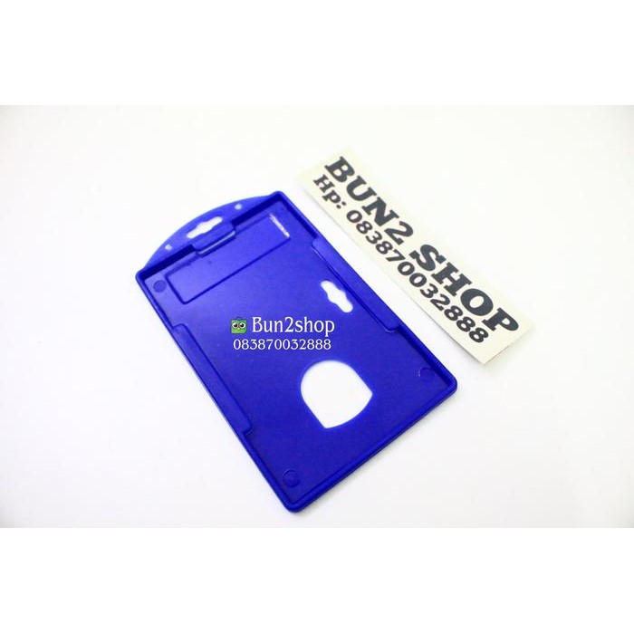 

New Tempat Casing ID Card/Frame ID Card Holder/Name Tag ID Card-BIRU