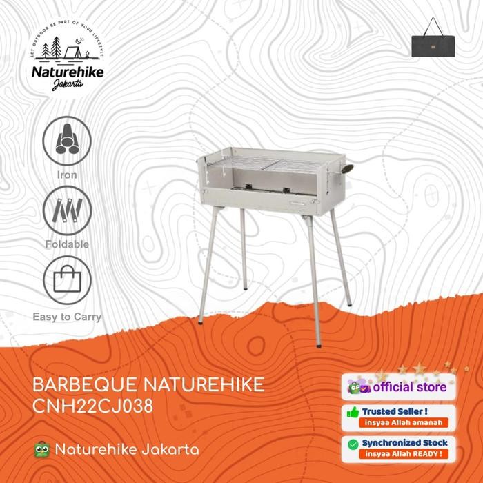 BBQ GRILL LIPAT PORTABLE CAMPING OUTDOOR NATUREHIKE CNH22CJ038