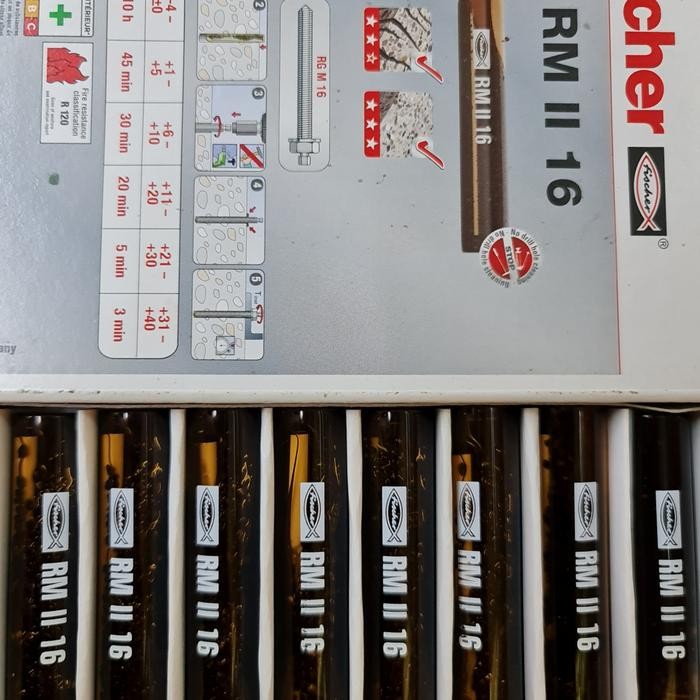 TERBARU FISCHER RM II 16 M16 CHEMICAL ANCHOR LEM ANGKUR KAPSUL TERMURAH