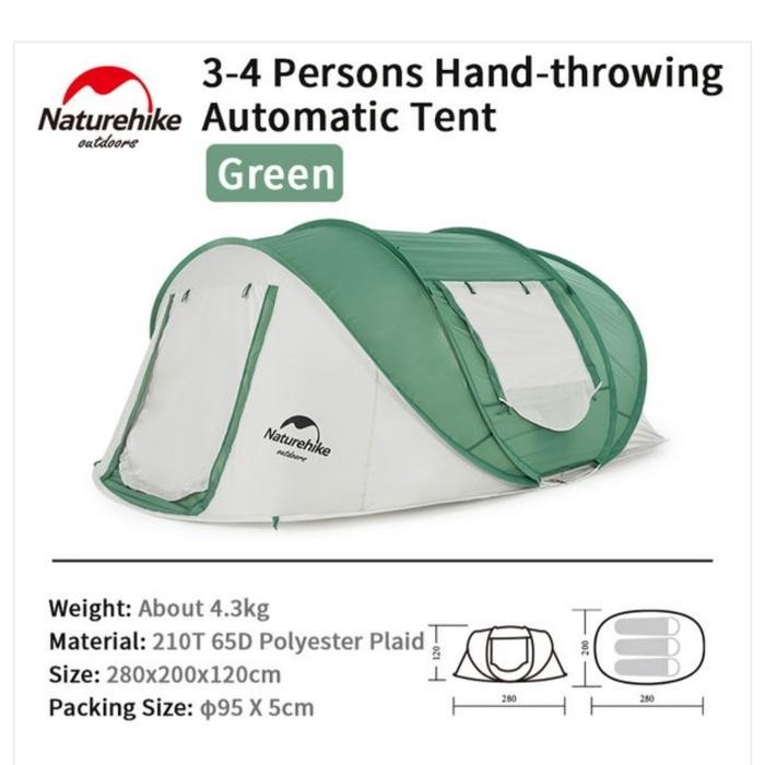 TENDA POP UP AUTOMATIC NATUREHIKE CNH22ZP006 []