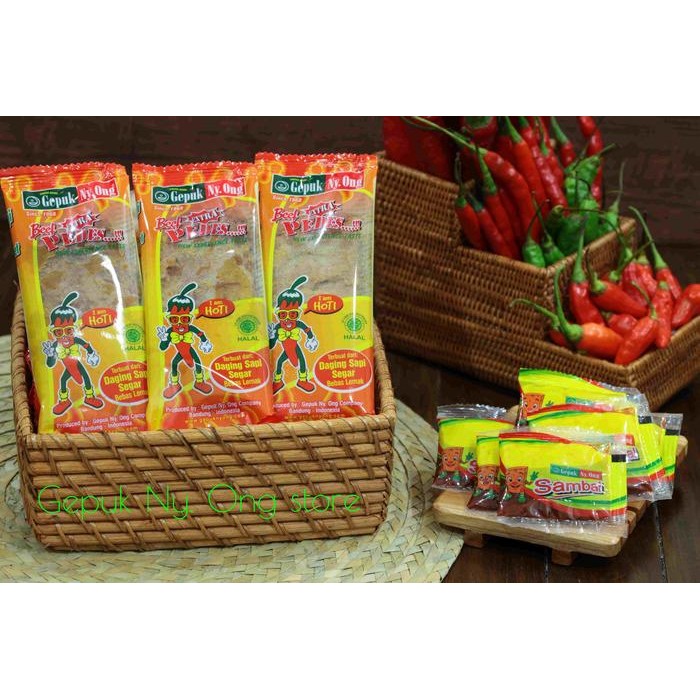 

Baru Gepuk Ny Ong Daging Sapi Pedas Asli Bandung Oleh-Oleh Khas