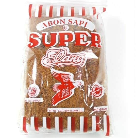 

Baru Abon Sapi Super Elang 250G Gurih Manis Pedas