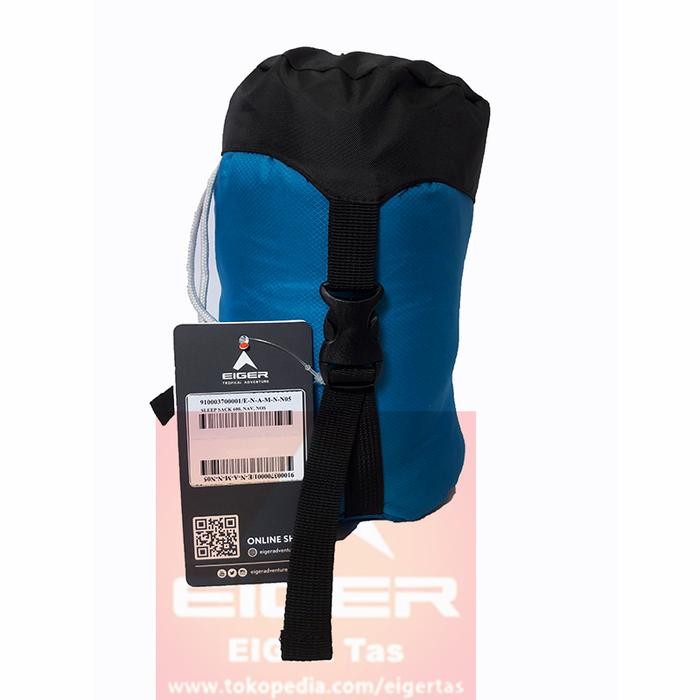 Sleeping Bag Mummy Eiger 910003700 001 Sleep Sack 600 - Blue
