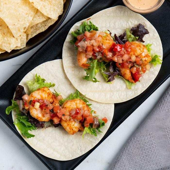 

LEZAT- White Corn Tortilla Frozen (Soft Taco), 100% Jagung, 500Gr, 15Cm