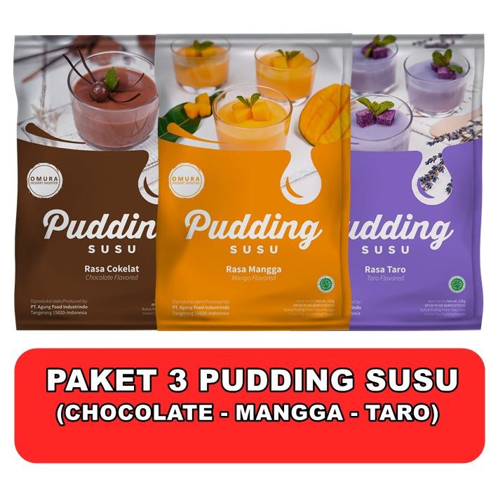 

LEZAT- Paket 3 - Omura Dessert Pudding Susu
