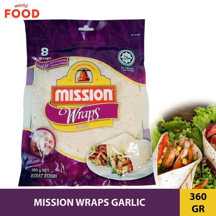 

LEZAT- Mission Wraps Garlic 360Gr