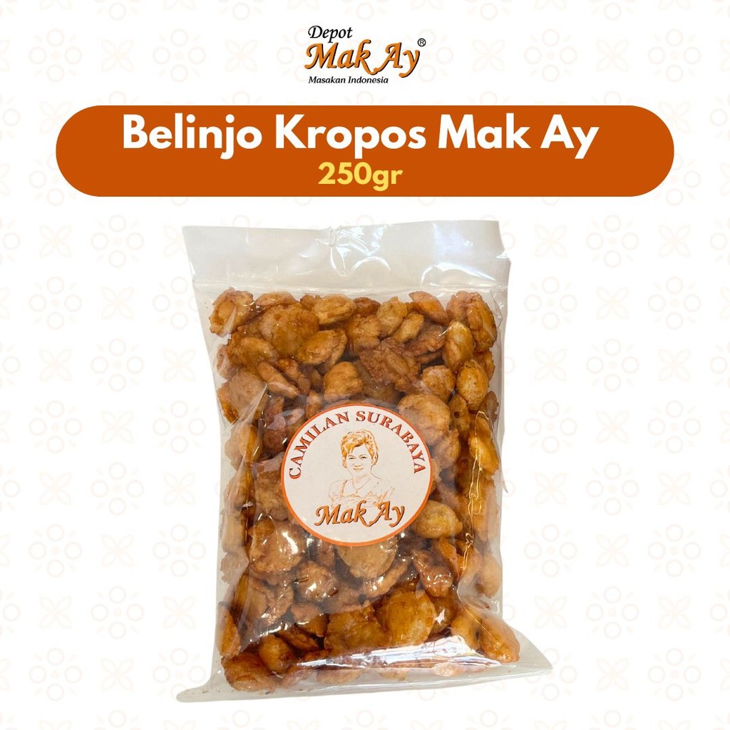 

Belinjo Kropos Mak Ay 250gr | Camilan | Jajanan | Surabaya | Snack | Makanan | Kuliner | Enak | Nyemil