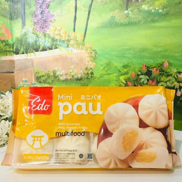 

LEZAT- Mini Pau Edo Banana Milky / Bakpao Edo / Mini Pao Rasa Pisang Halal