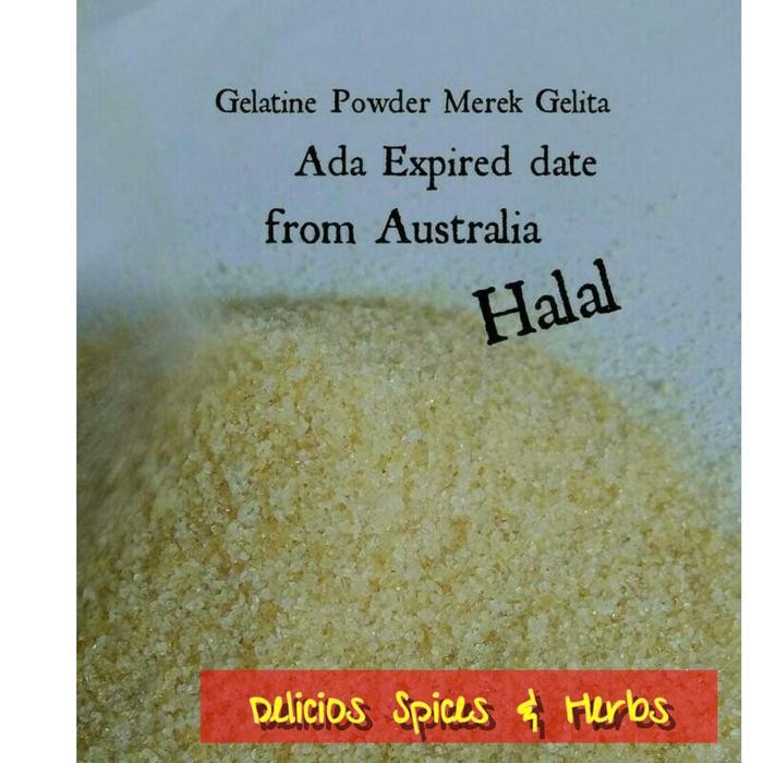 

LEZAT- Gelatin Powder / Gelatin Bubuk Gelita Brand-250Gram