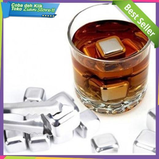 ID'' ICE CUBE ES BATU KOTAK BESI STAINLESS STEEL 6PC