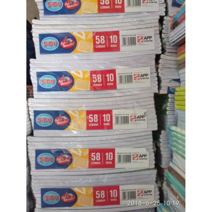 

Buku Tulis Sinar Dunia Sidu 1 Buku 58 Lembar (1 Pack 10 Pcs)