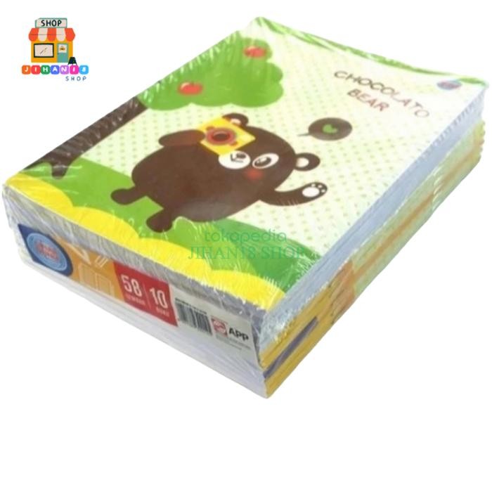 

Buku Tulis 50 Lembar Isi 10 Buku Sidu