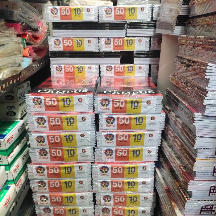 

Buku Tulis Campus Suma 50 Lembar / Pack Isi 10 Buku Stationery