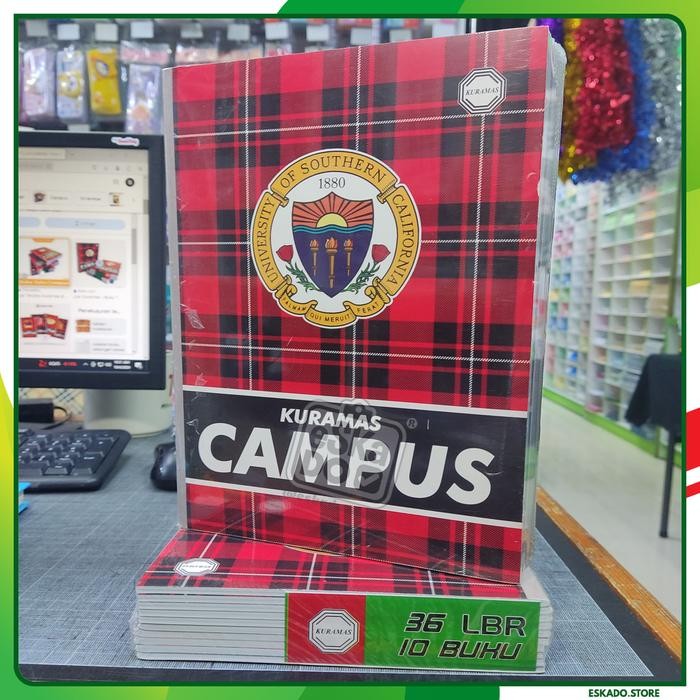 

Bisa Grab! Buku Tulis Kuramas Boxy / Buku Tulis Campus Kuramas ( 36 Lembar )