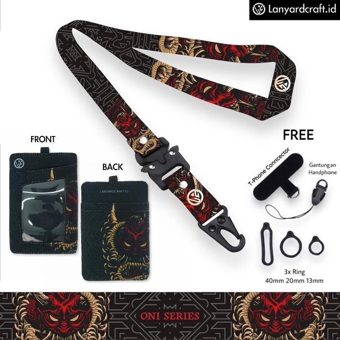 

promo lc.id lanyard craft oni v5 gantungan card printing