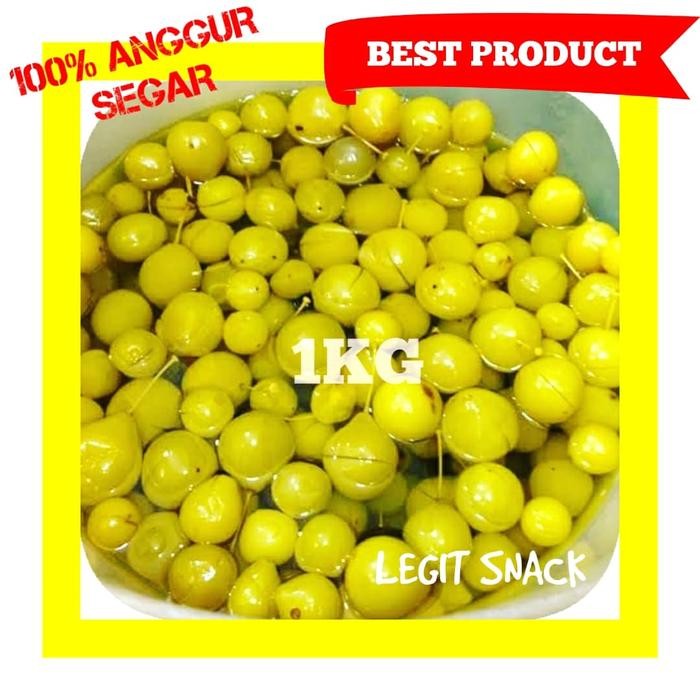 

NATURE- 1Kg Anggur Bogor Segar / Manisan Angur Hijau Fresh / Green Grape Fruit