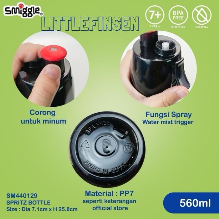 PROMO BOTOL SMIGGLE LIVELY SPRITZ SPRAY/BOTOL SMIGGLE MINECRAFT SPIDERMAN MARVEL SONIC/BOTOL SPRAY