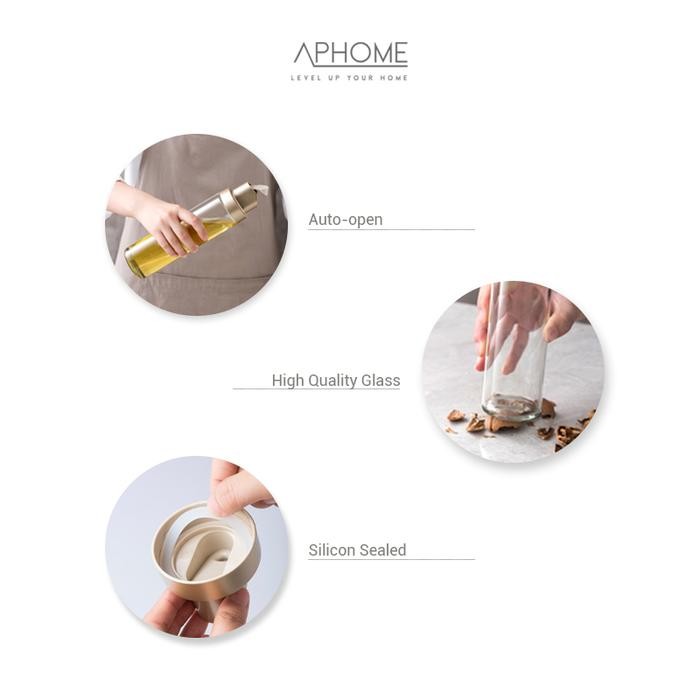 Tersedia APHOME Botol Minyak & Botol Saos Kaca Estetik - Wadah Cairan FEBI