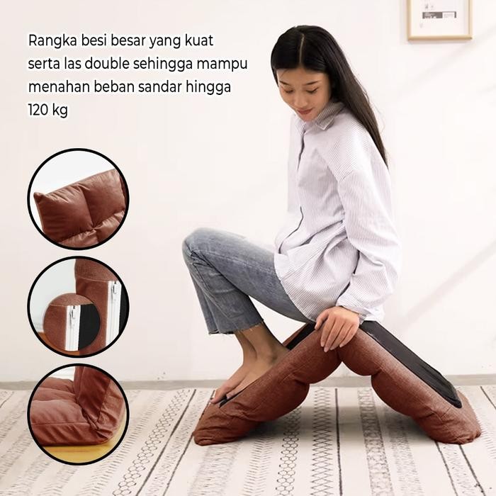 Promo Sofa Lipat Anak Sofa Anak Kecil Sofa Minimalis Kursi Lesehan Sandaran Kursi Lipat Portabel