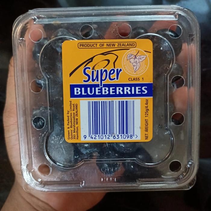 

NATURE- Buah Blueberry Newzeland Imfort Fresh Manis Per 1 Pack Berat 125 Gram