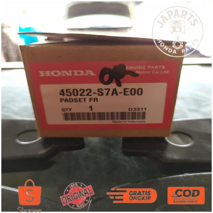 Kanvas Kampas Rem Depan Honda BRV Accord Stream Civic Odyssey