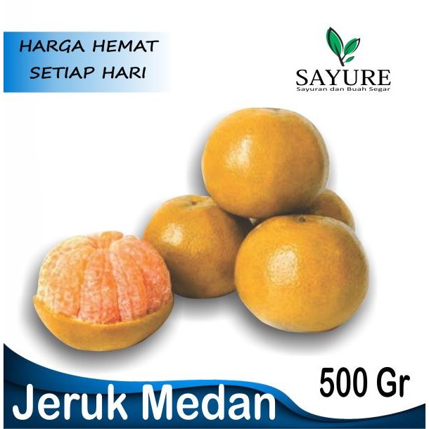 

NATURE- Jeruk Medan Super Fresh Manis 500 Gr