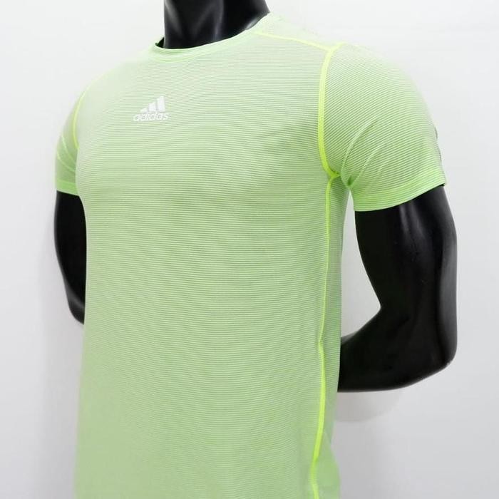 Baju Casual Tenis Adidas Jersey Stabilo Green Super Lentur Bnwt M~Xxxl