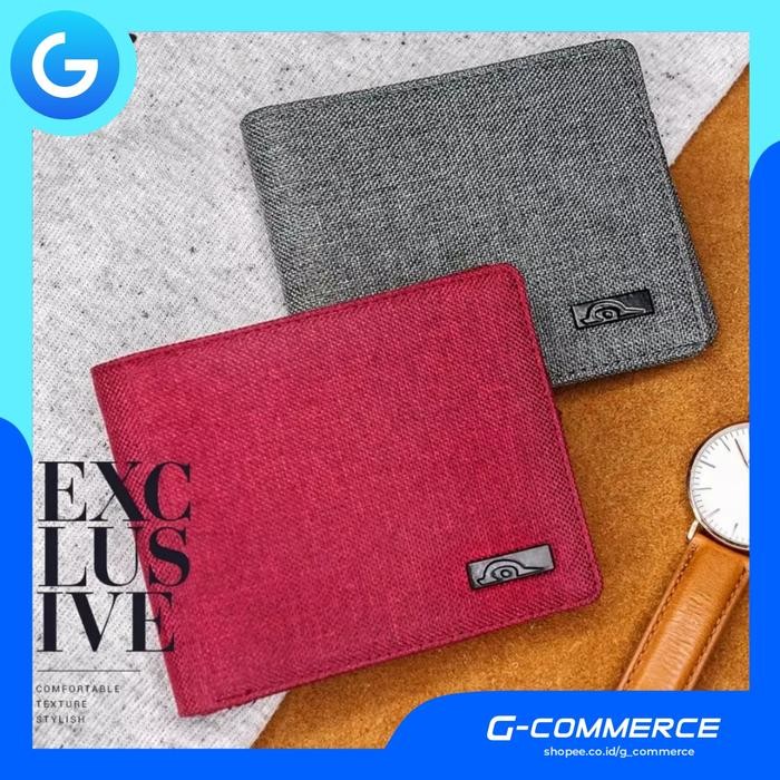 Dompet Remaja Pria Anak Laki Laki Kain Dompet Lipat Pria Tipis JP07