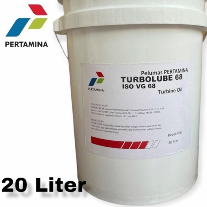 OLI PERTAMINA TURBOLUBE 68 ISO VG 68 / 20 LITER