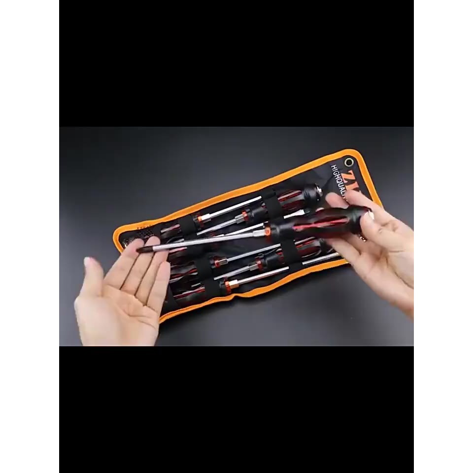 obeng ketok tekiro/obeng ketok set lengkap  /Set 7 obeng ketok dengan obeng /berbentuk salib hati de