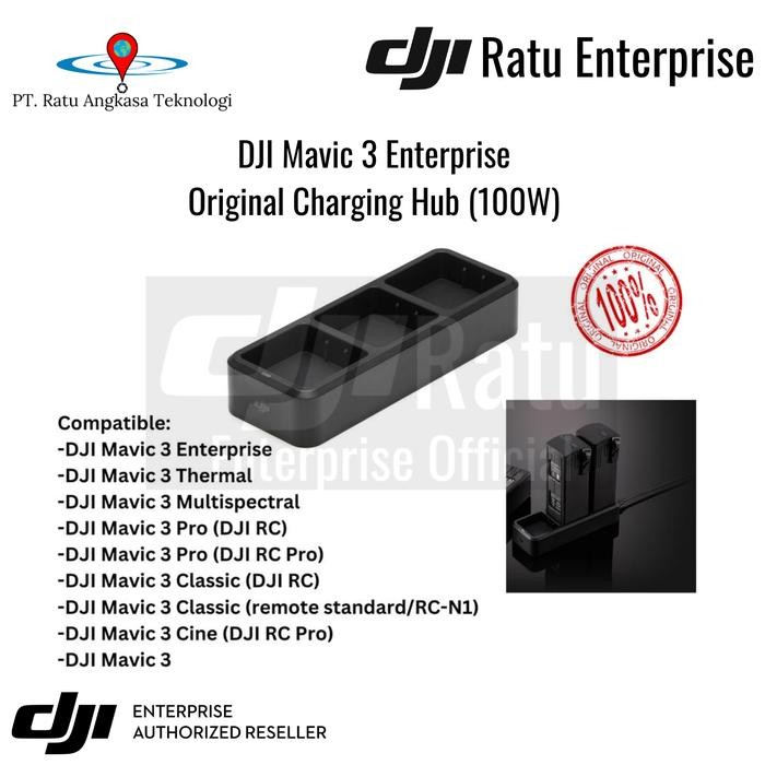 Battery Charging Hub 100W DJI Mavic 3 Pro DJI Mavic 3 Enterprise DJI Mavic 3 Thermal DJI Mavic 3