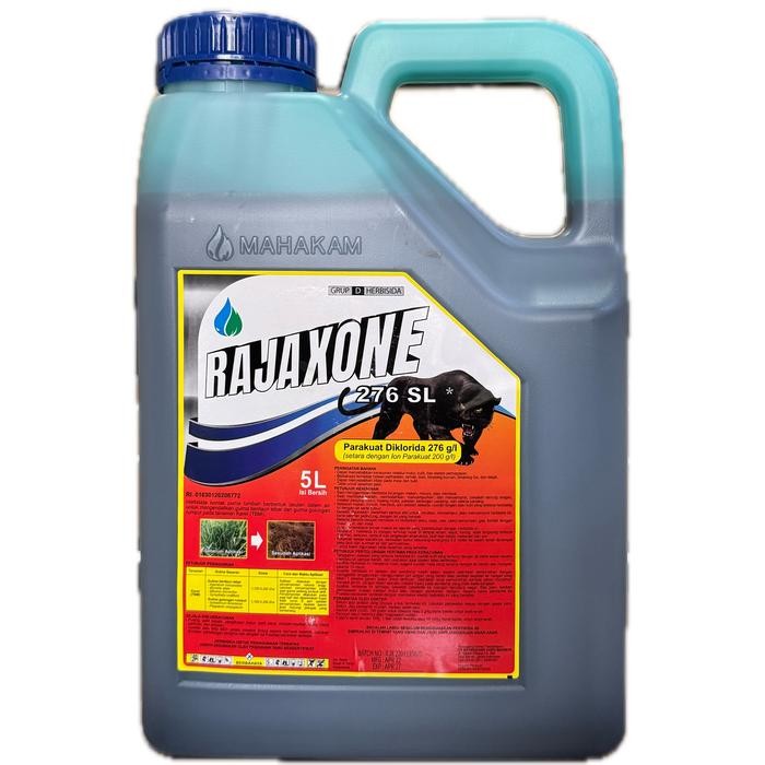 HERBISIDA RAJAXONE 276 SL 5 LITER/RACUN KONTAK PARAKUAT DIKLORIDA GULMA LEBAR DAN RUMPUT 5L