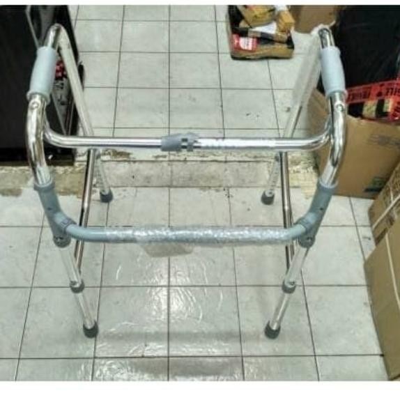 Tongkat Walker Alat Bantu Jalan / Walker Alat Bantu jalan - Tanpa Roda