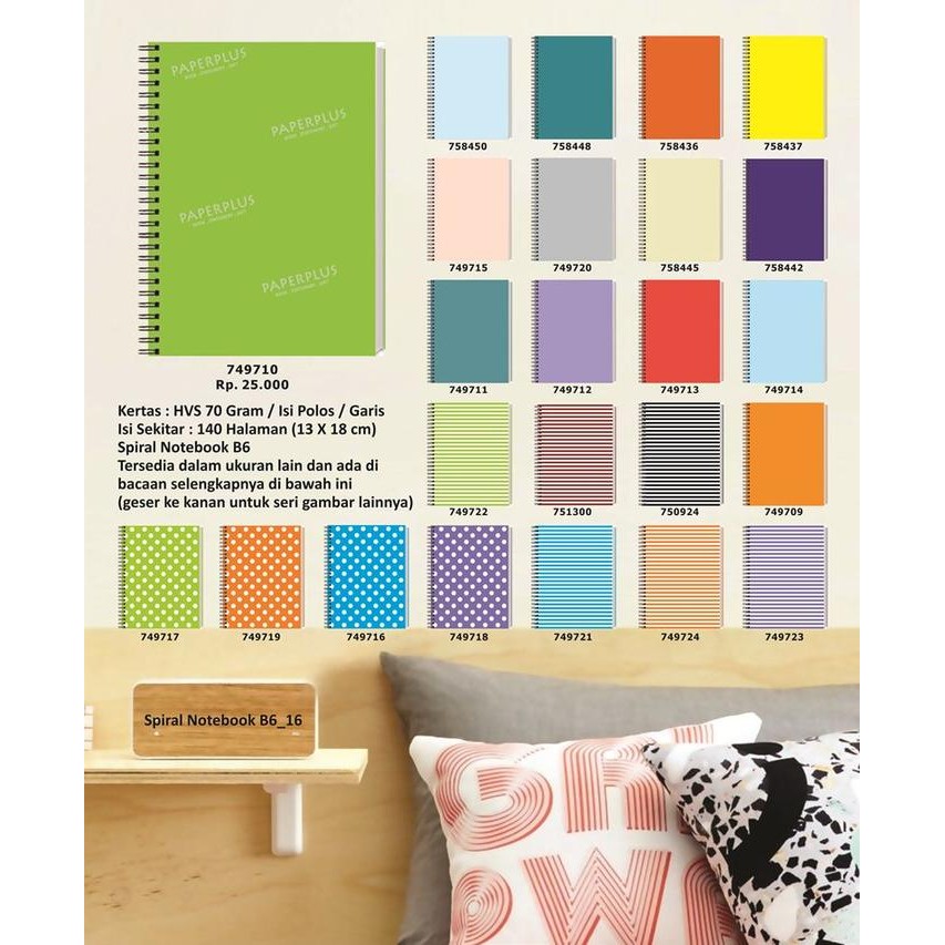 

Notebook Spiral B6_Green