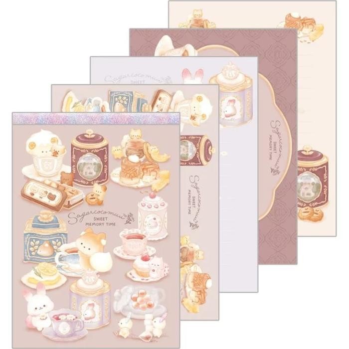 

Bisa Grab! Memo Pad San-X Sugarcocomuu Sweet Memory Time Sufuon Rorisu Notepad Note Buku Limited