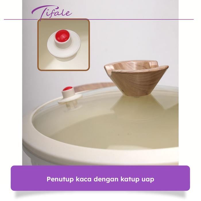 [CELYHOME] [28CM] Tifale Zephyr Pan Panci Presto Ceramic Cookware - Anti Lengket, Tahan Gores, PTFE