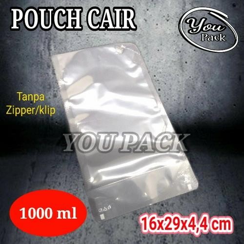 STANDING POUCH PLASTIK KEMASAN POUCH CAIR 1000 ML CAIRAN-MINYAK KODE 417
