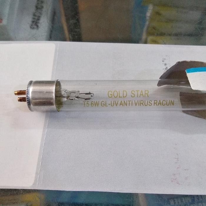 Lampu UVC Sterilisasi TUV Gold Star G6T5 6w T5 GL RRC 6 watt