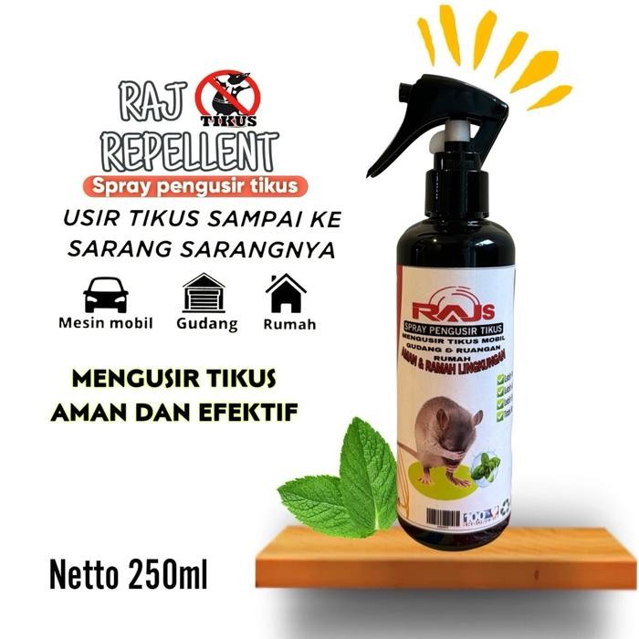 

Cairan Spray Pengusir Tikus Rajs Rat Repllent Spray 250ml - Anti Tikus Terbaik