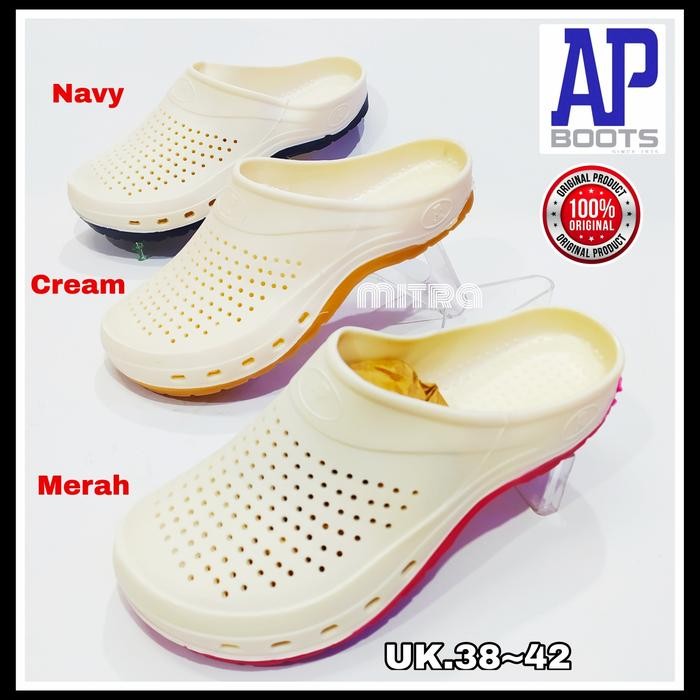 GENT.RIX- Sepatu Sandal Ap Clogs Sandal Karet Sendal Slop Uk.39~42 Ori Murah