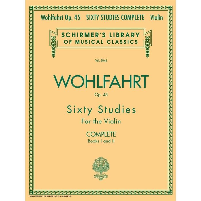 

Wohlfahrt Op.45: Sixty Studies for the Violin Complete