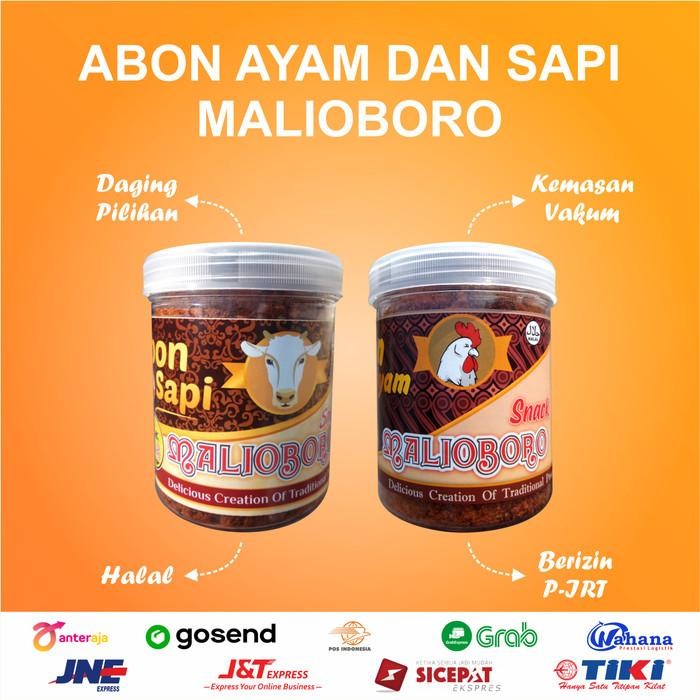 

TERLARIS Abon Malioboro Oleh Oleh Khas Solo Halal Enak READY STOCK
