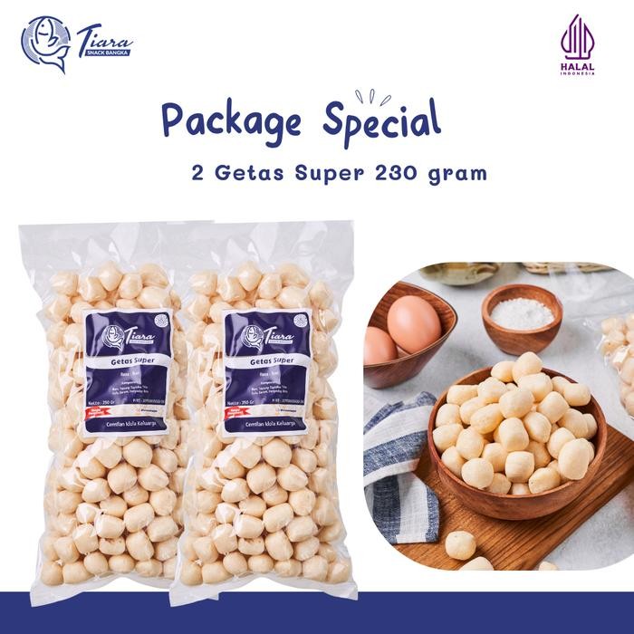 TERLARIS Kerupuk Getas Super Ikan Tenggiri Asli Bangka Tiara Snack Bangka Getas Ikan Tenggiri READY