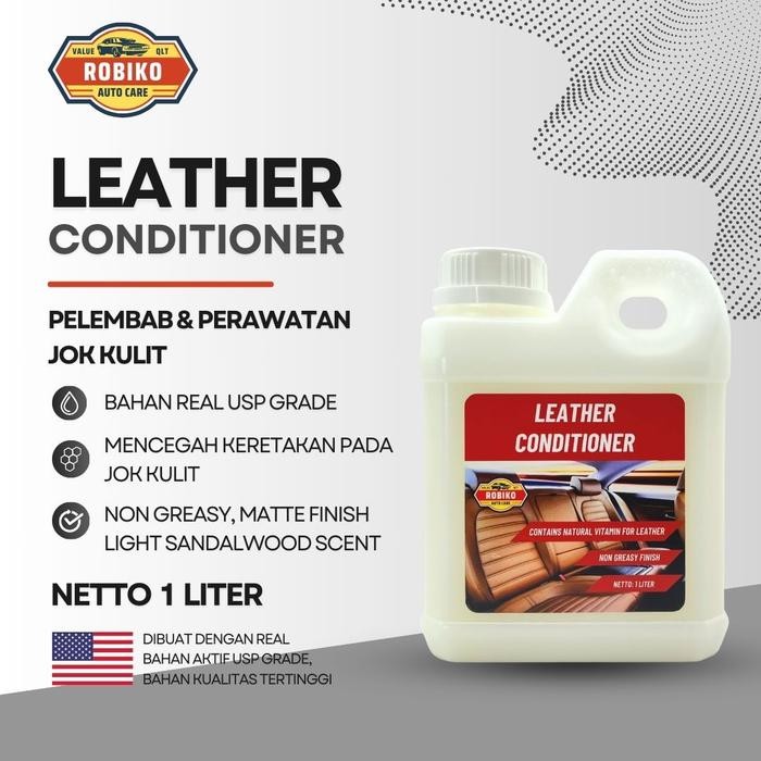 

Leather Conditioner Pelembab Jok Kulit Matte Finish Non Greasy Robiko