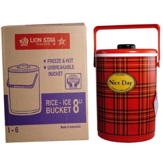 R And Bucket Termos Es Batu Tempat Nasi 8 Liter I-6 Lion Star -Gratisongkir