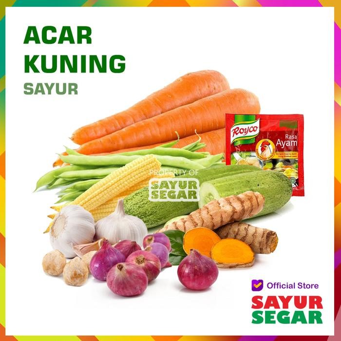 

LUXEHEALTH- Paket Acar Kuning [1 Pack] - Wortel Timun Buncis Putren